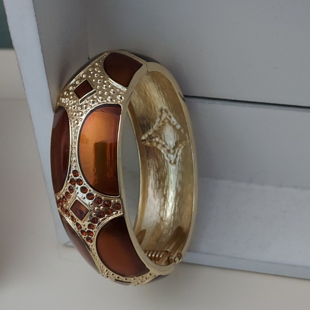 Cuff bracelet, costume jewelry